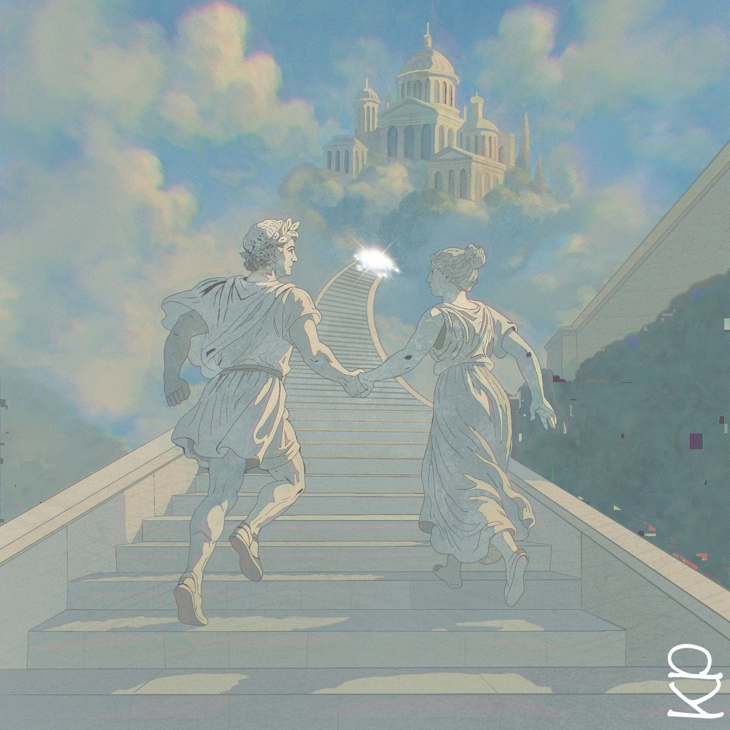 "LIGHTS LEAD TO OLYMPUS"
