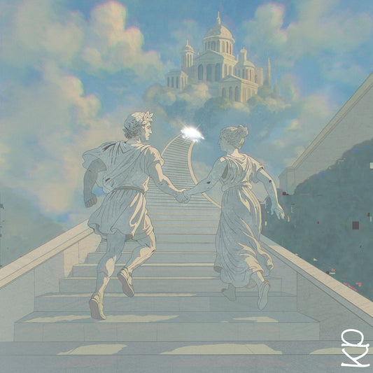 "LIGHTS LEAD TO OLYMPUS"