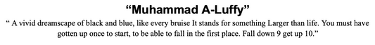 "Muhammad A-Luffy"