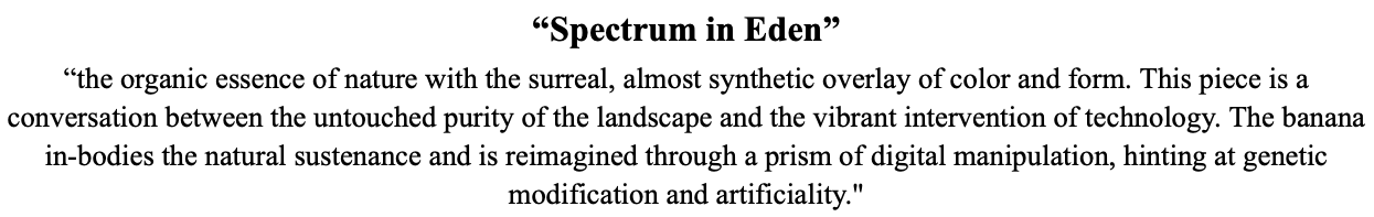 "Spectrum in Eden?