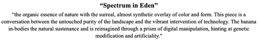 "Spectrum in Eden"